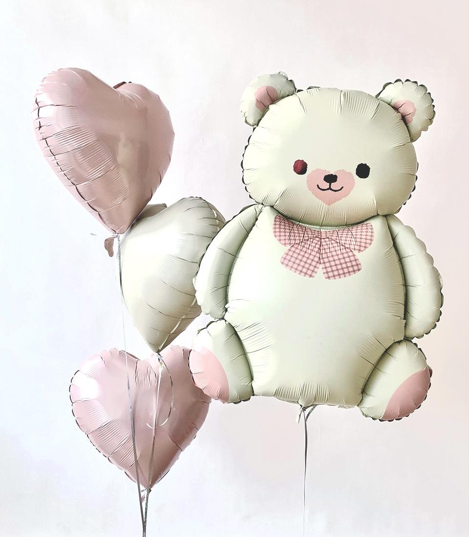 Teddy bear shaped balloon online