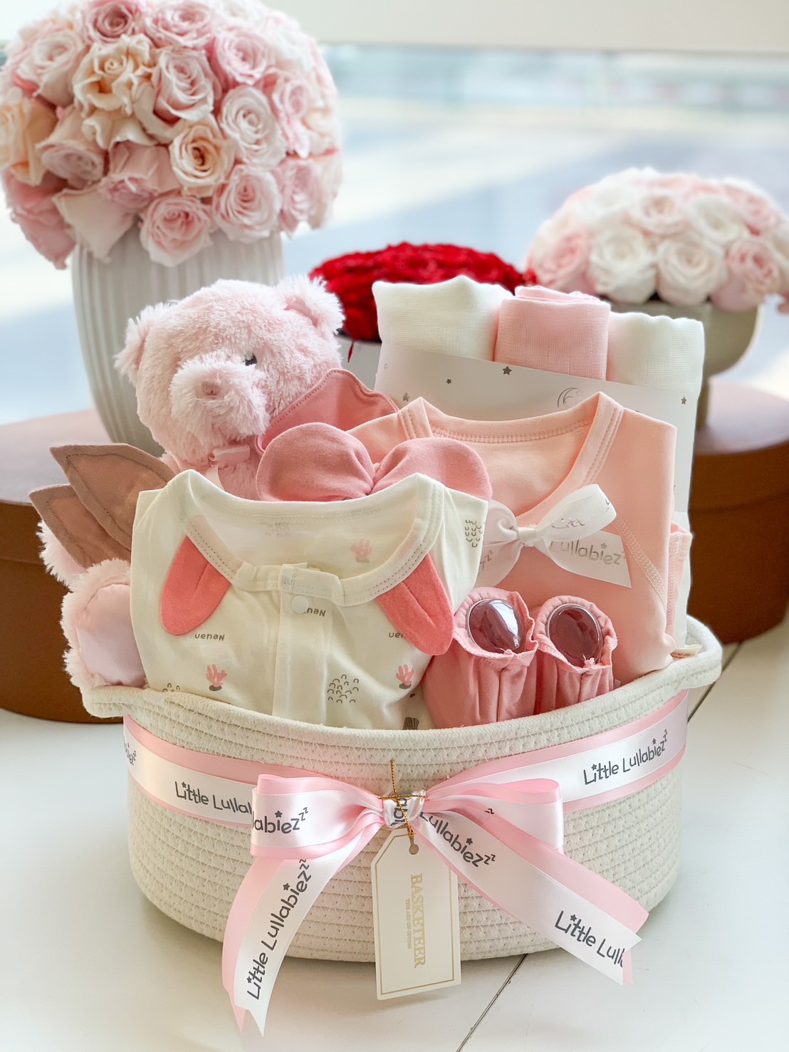 Pretty in Pink For Baby Gift Basketeer The Art Of Giving
