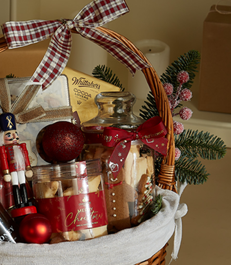 Charming Holiday Treat Basket