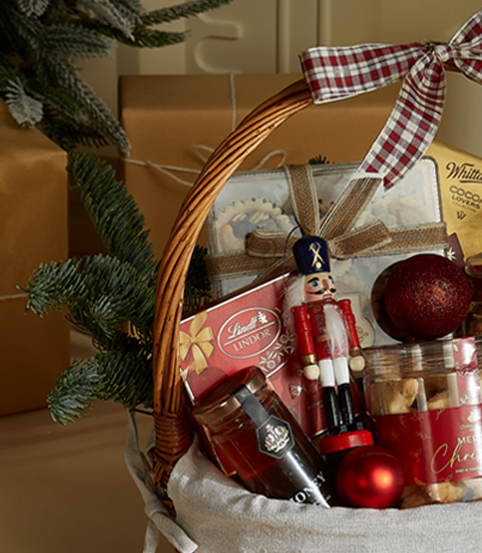 Charming Holiday Treat Basket