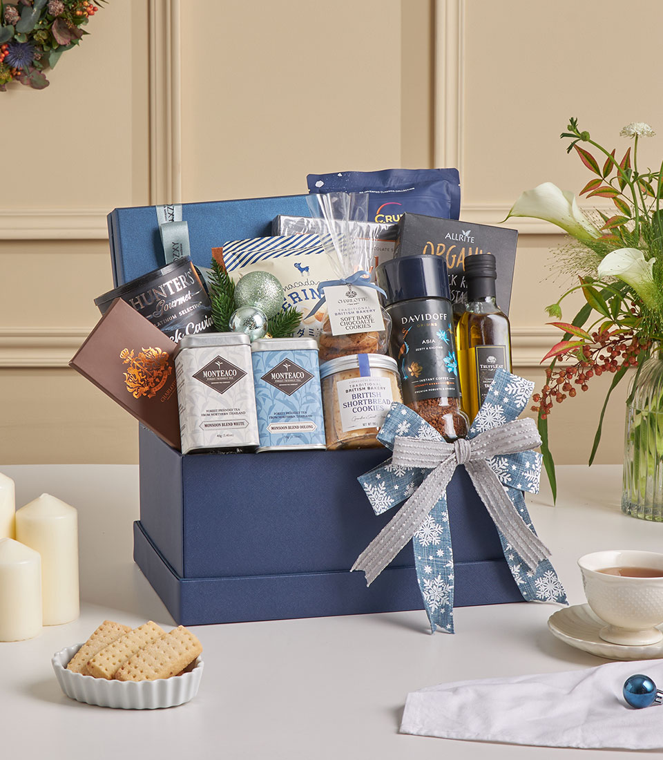 Blue premium gourmet gift basket Bangkok delivery