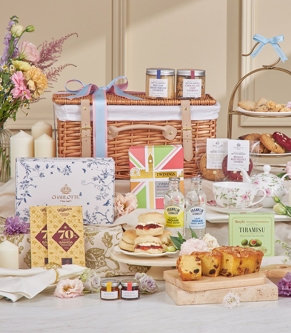English afternoon tea hamper