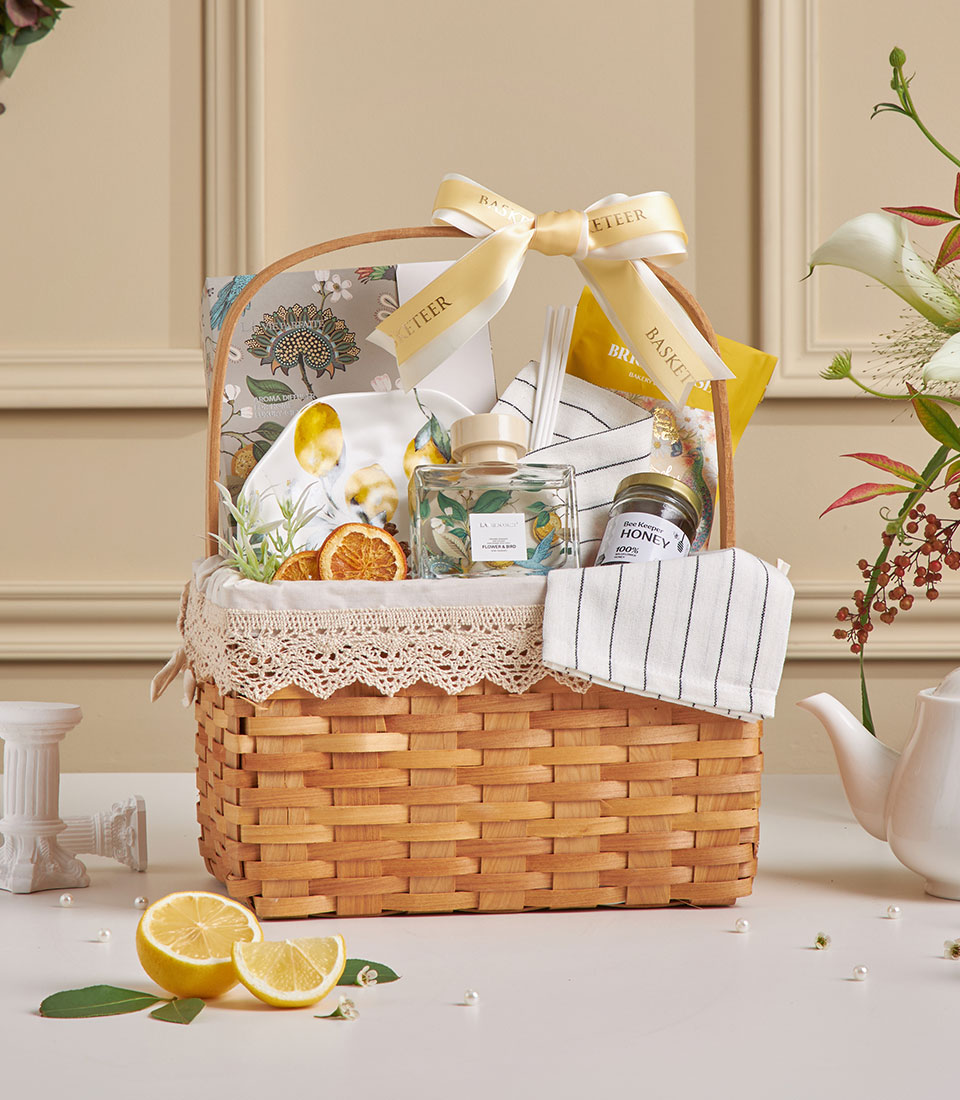 Lemon themed gourmet basket Bangkok delivery