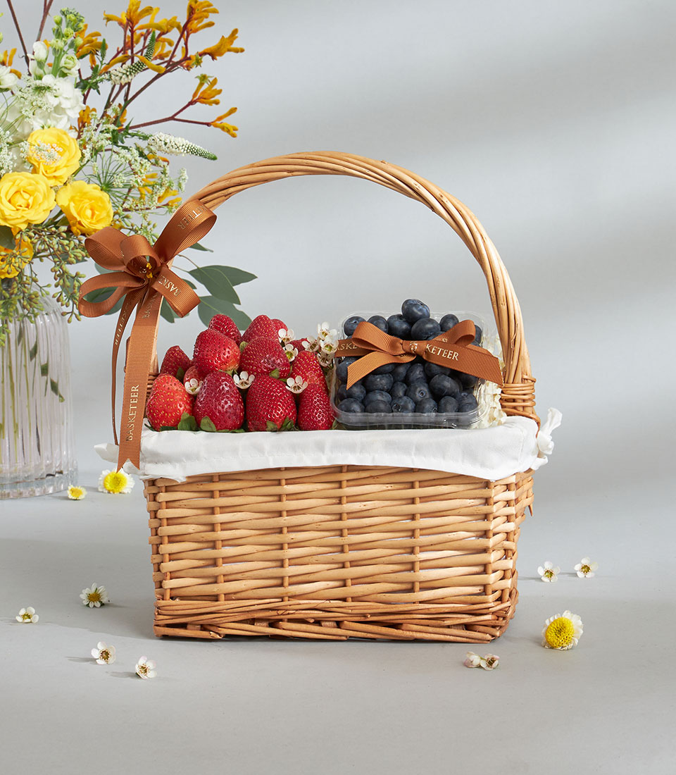 Fresh berry gift basket