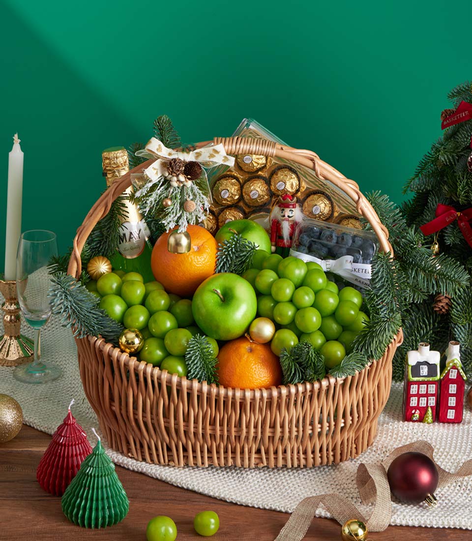 luxury Christmas fruit hamper