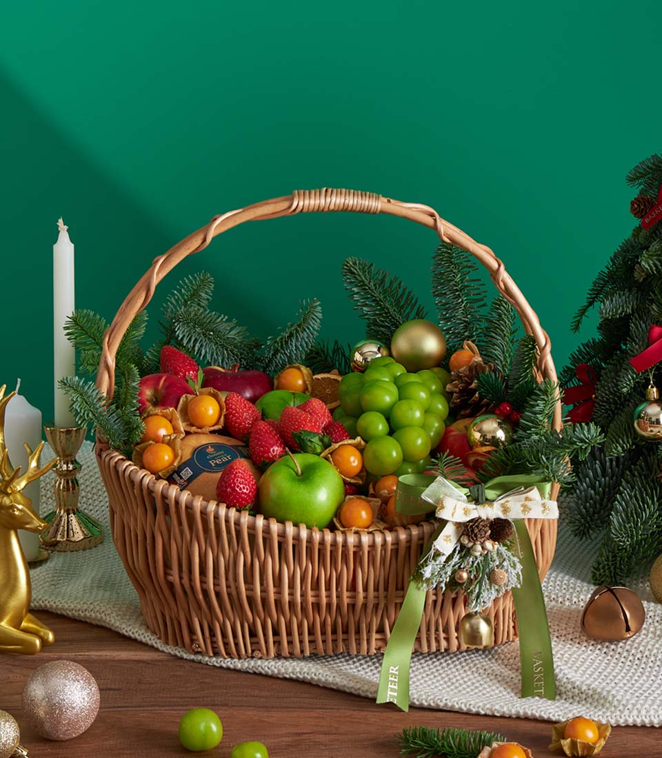 luxury Christmas fruit basket