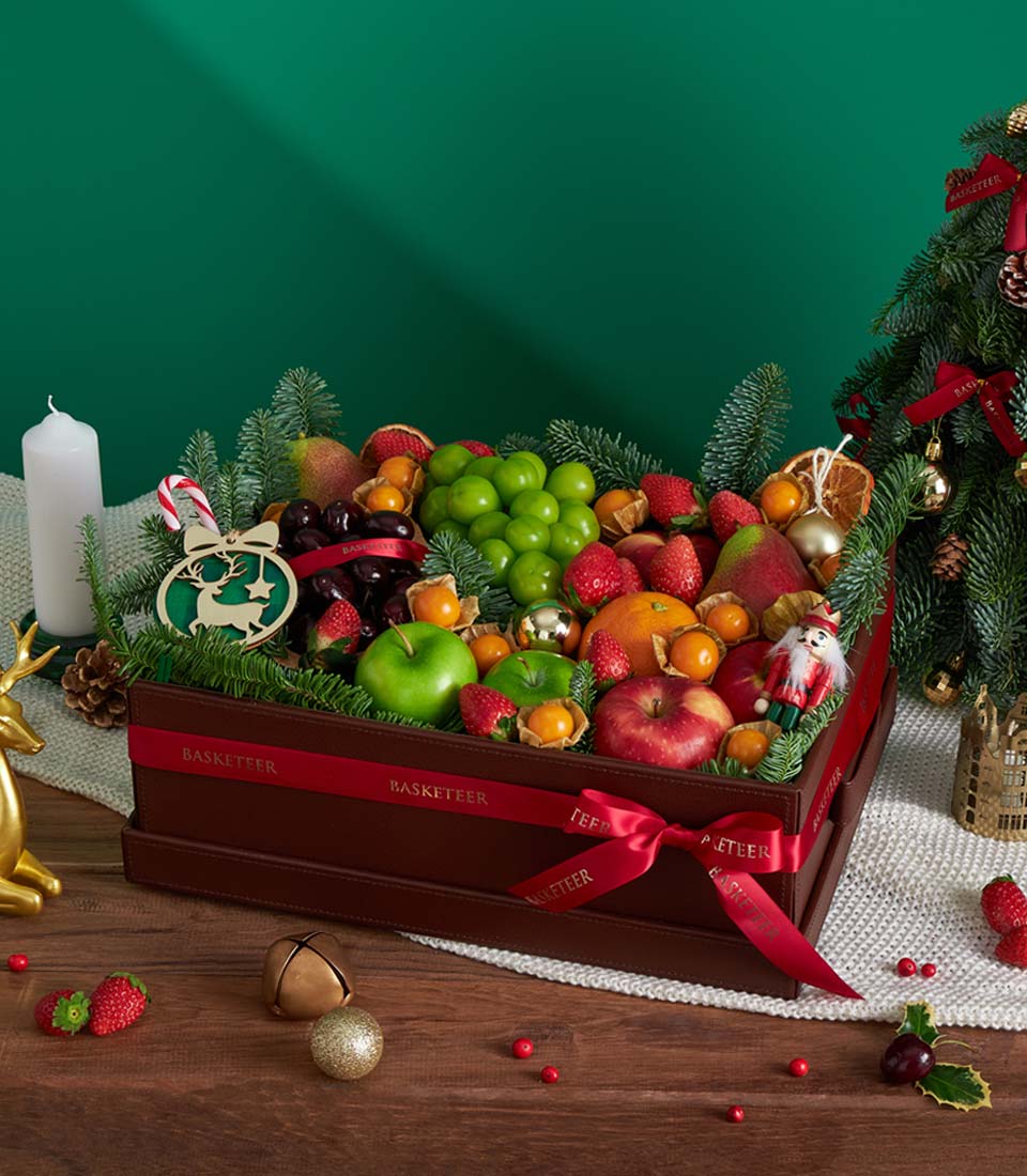 luxury Christmas fruit gift box