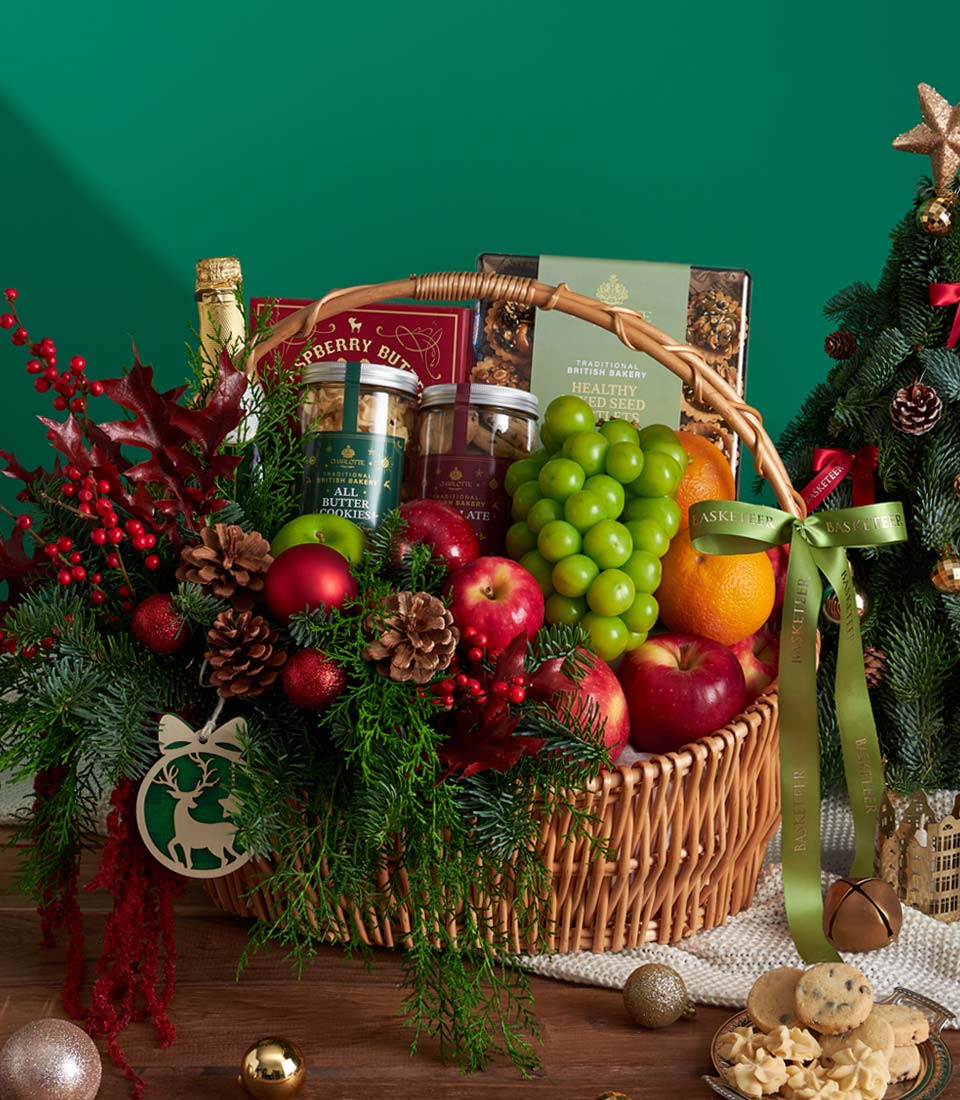 luxury Christmas gourmet hamper