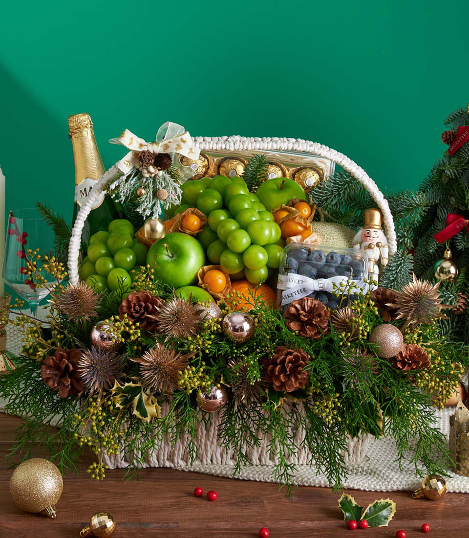 luxury Christmas fruit hamper