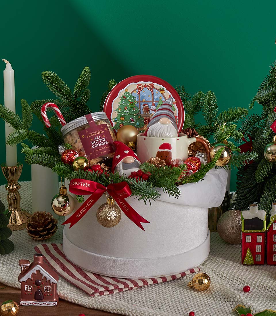 festive Christmas treat gift box