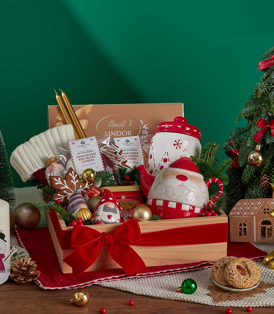 festive Christmas treat gift box