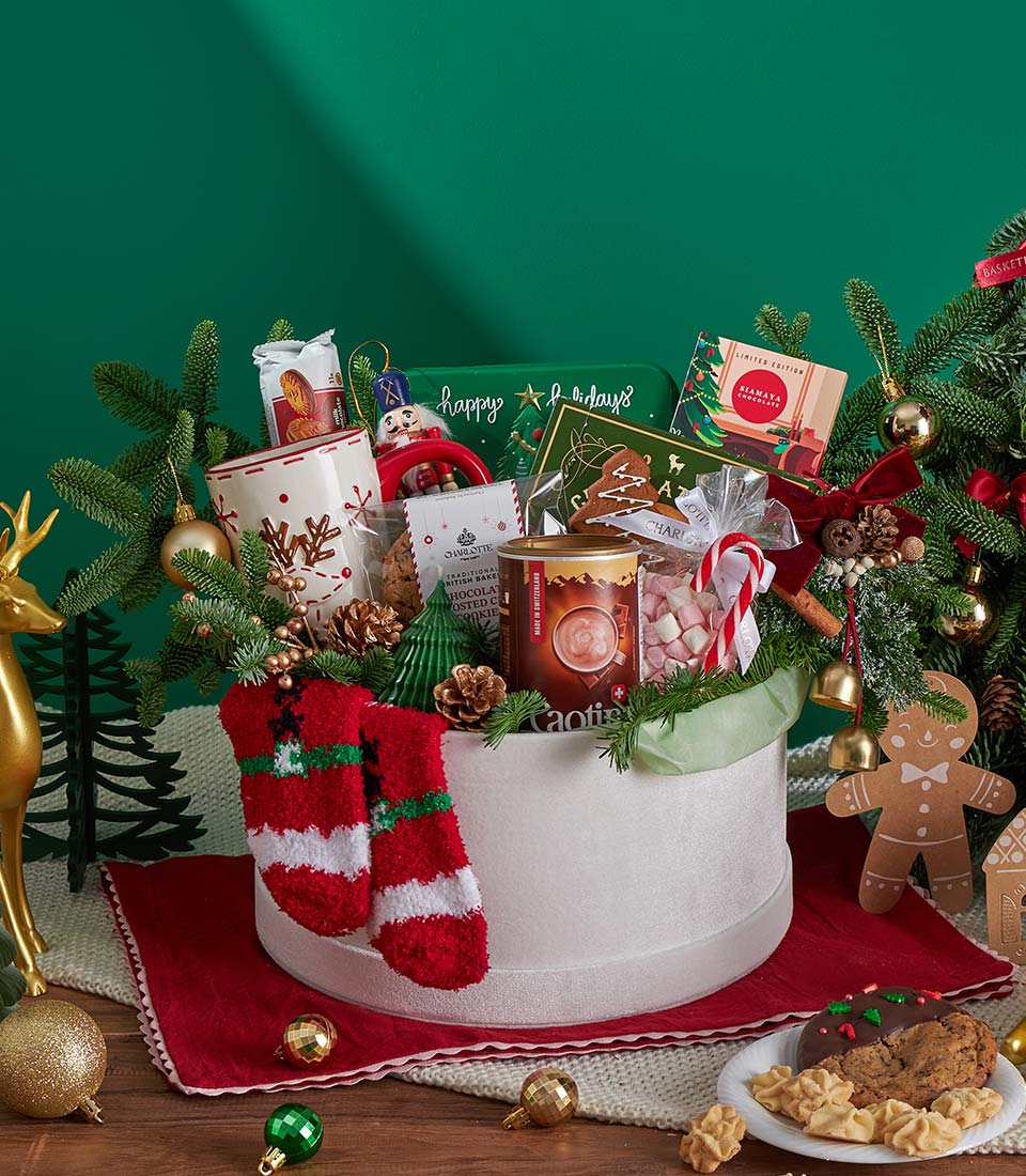 festive Christmas treat gift box