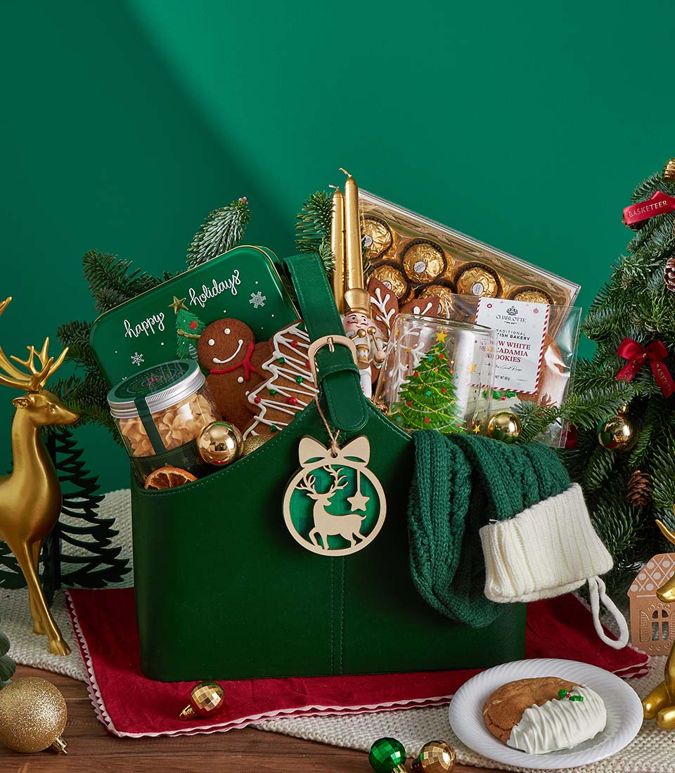 luxury Christmas gourmet gift bag