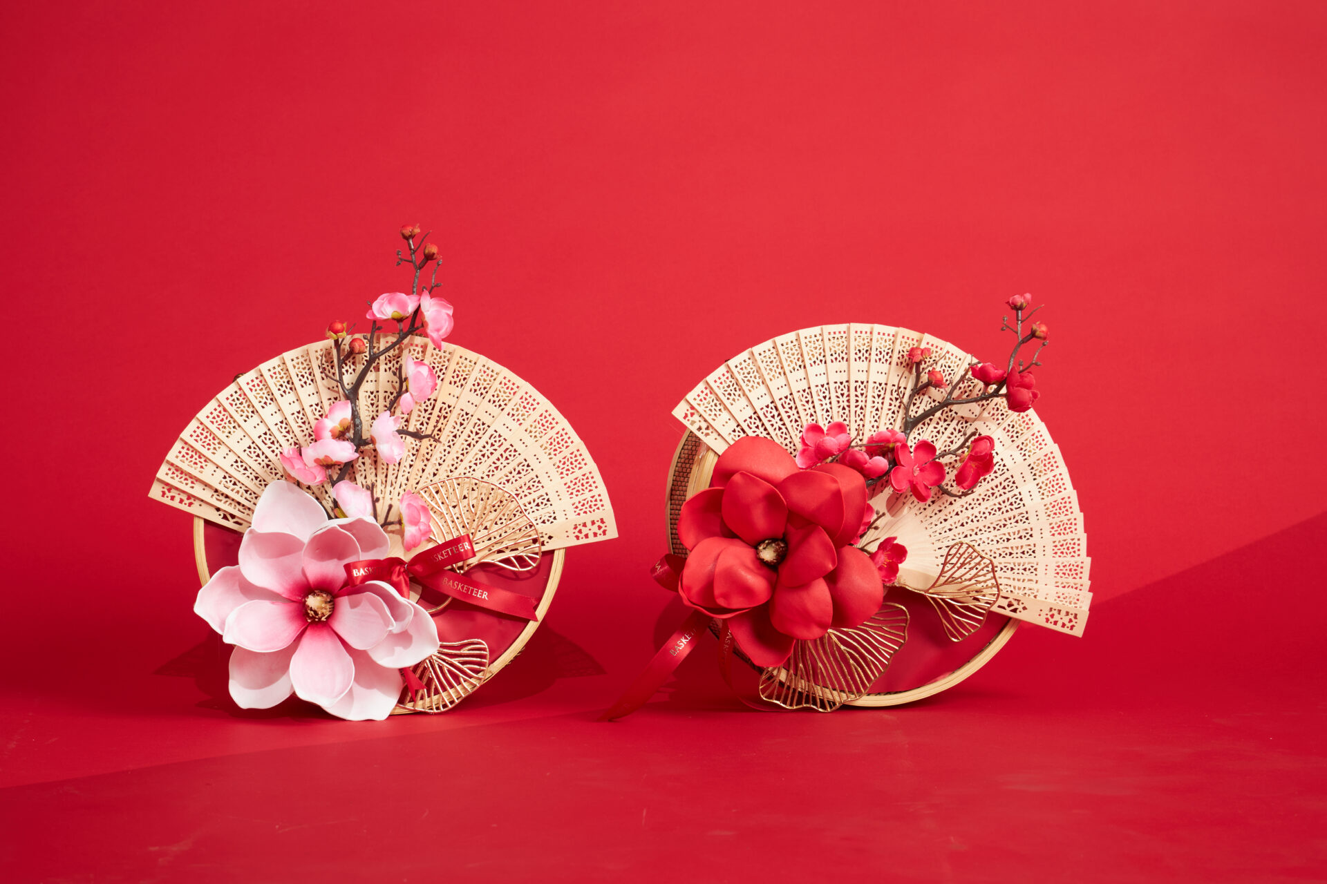 Chinese New Year Fan Floral Decorations