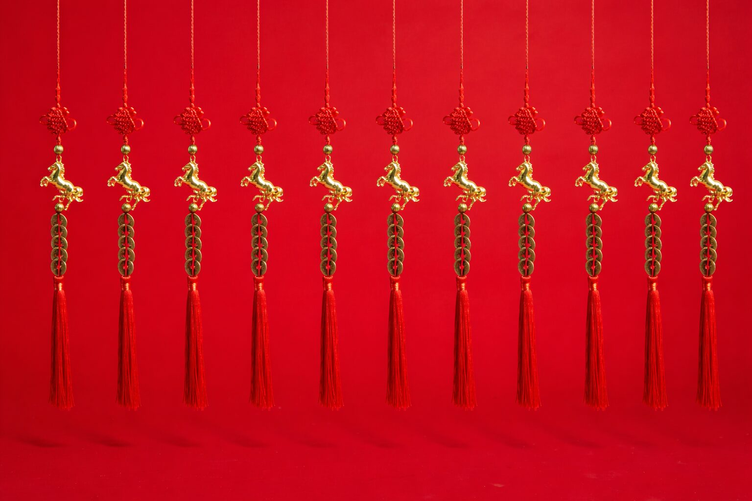 Chinese New Year Hanging Horse Ornaments