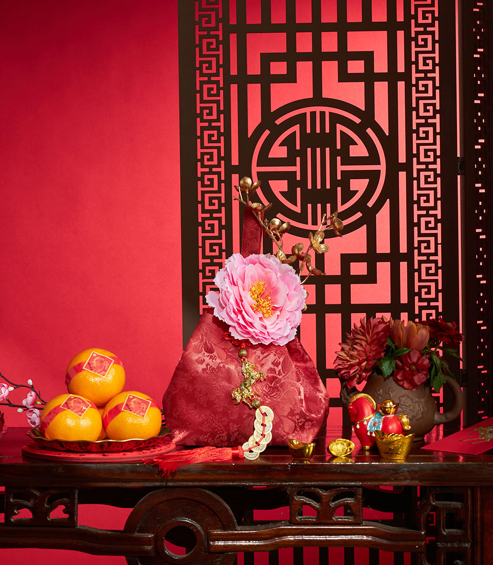 Chinese New Year premium mandarin oranges gift bag