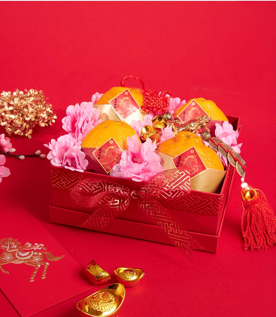 Chinese New Year premium Dekopon orange gift box