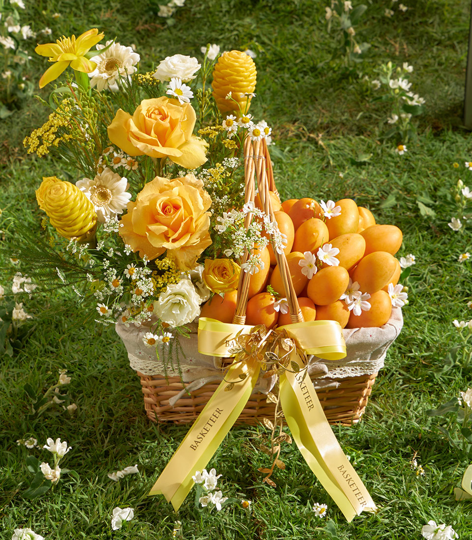 premium mayongchid floral basket bangkok