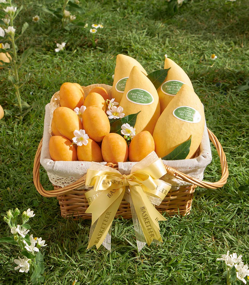 premium thai fruit basket mango mayongchid summer gift
