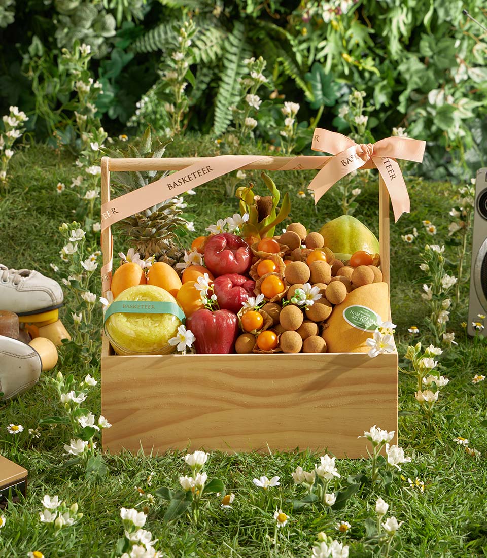 Mixed fruit gift box wooden case SMF-1006