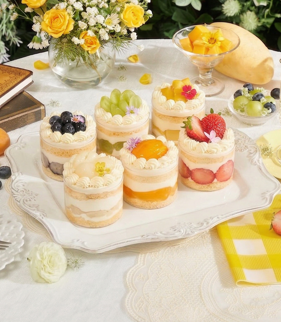 mini chiffon cake collection fresh cream Bangkok SBK-1003