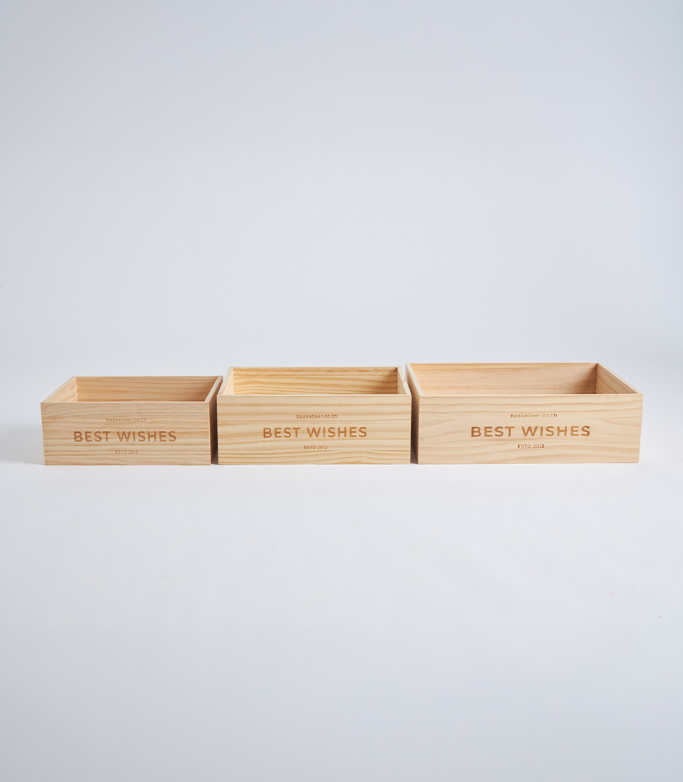 wooden box size set WB013